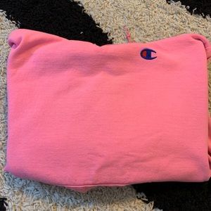 Pink champion hoodie